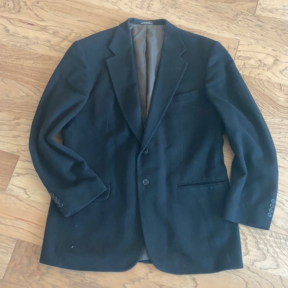 Black Camel Hair Blazer